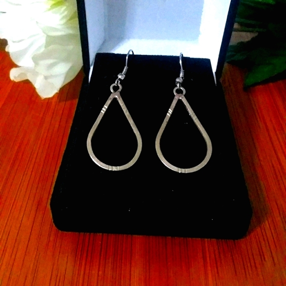 No Brand Jewelry - 1PR Authentic African Tuareg Silver Earrings Set
